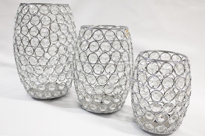 Event Kauf Crystal - Teelichthalter - 3er Set Vase